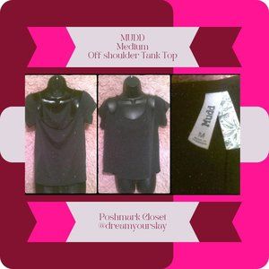 Mudd Off shoulder tank top